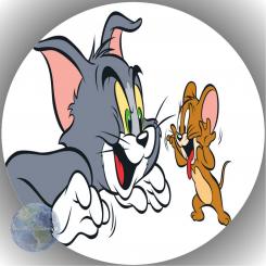 Fondant Tortenaufleger Tortenbild Tom und Jerry N2 