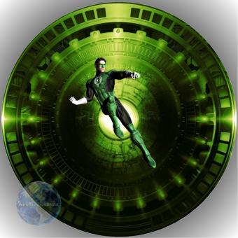 Tortenaufleger Fondant Green Lantern 1 