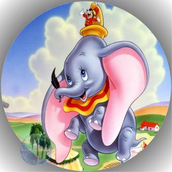 Tortenaufleger Esspapier Dumbo 1 