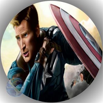 Tortenaufleger Fondant Captain America 11 