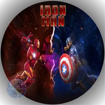 Tortenaufleger Fondant Iron Man 12 