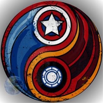 Tortenaufleger Esspapier Captain America 16 