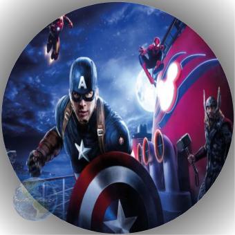 Tortenaufleger Esspapier Captain America 22 