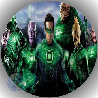 Tortenaufleger Fondant Green Lantern 3 