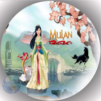 Tortenaufleger Fondant Mulan 3 