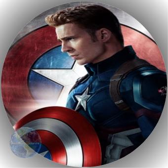 Tortenaufleger Esspapier Captain America 4 
