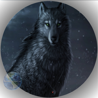 Tortenaufleger Esspapier Wolf 5 