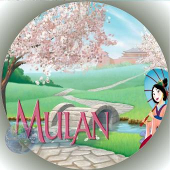 Tortenaufleger Esspapier Mulan 6 