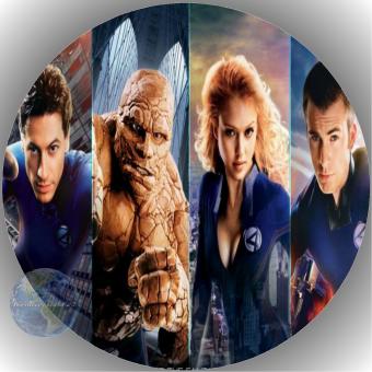 Tortenaufleger Fondant Fantastic Four 6 