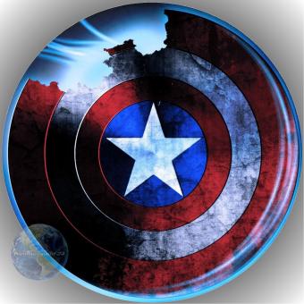 Tortenaufleger Fondant Captain America 6 