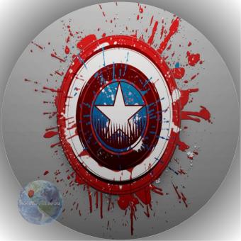 Tortenaufleger Esspapier Captain America 7 
