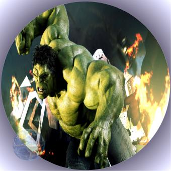 Tortenaufleger Esspapier Hulk 7 