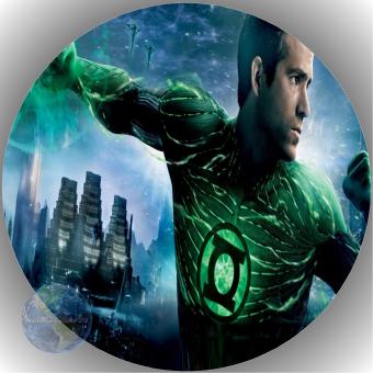 Tortenaufleger Fondant Green Lantern 8 