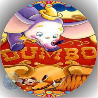 Tortenaufleger Esspapier Dumbo 8 