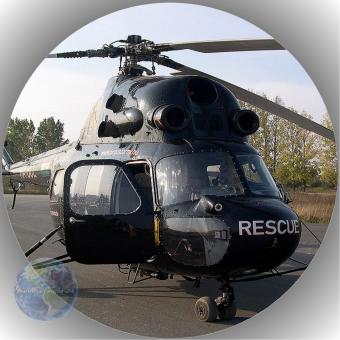 Tortenaufleger Esspapier Hubschrauber 9 