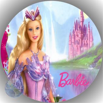 Tortenaufleger Esspapier Barbie 3 