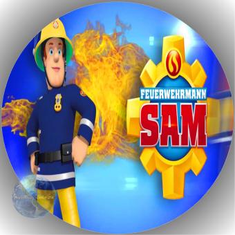 Tortenaufleger Fondant Feuerwehrmann Sam 29 