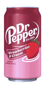 Dr Pepper Strawberries & Cream 355ml (USA) 