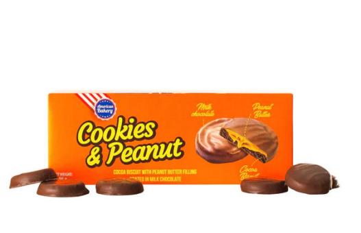 American Bakery Cookies & Peanut 96g 