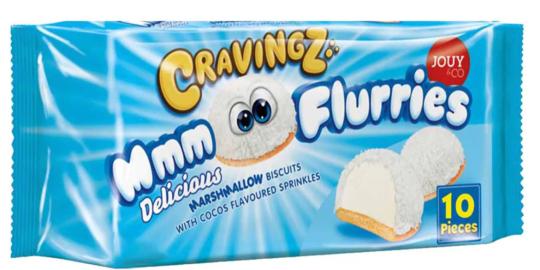 CravingZ Flurries Marshmallow mit Kokosraspeln 100g 