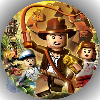 Tortenaufleger Fondant Lego Indiana Jones 1 