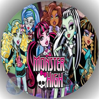 Tortenaufleger Fondant Monster High 1 