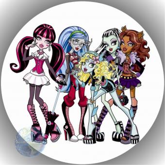 Tortenaufleger Fondant Monster High 6 