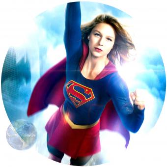 Tortenaufleger Fondant Supergirl 1 