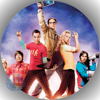 Tortenaufleger Fondant The Big Bang Theory 2 