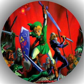 Tortenaufleger Fondant Die Legende von Zelda 2 