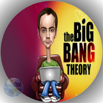 Tortenaufleger Fondant The Big Bang Theory 5 
