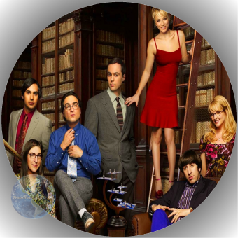 Tortenaufleger Fondant The Big Bang Theory 6 