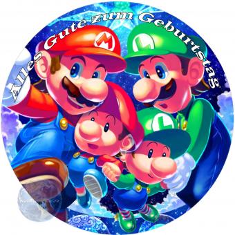 Tortenaufleger Esspapier Super Mario 72 
