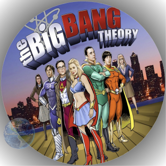 Tortenaufleger Fondant The Big Bang Theory 9 