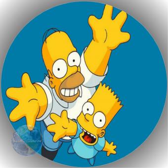 Tortenaufleger Fondant Die Simpsons 1 