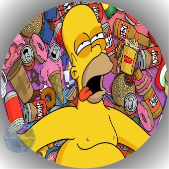 Tortenaufleger Esspapier Die Simpsons 3 