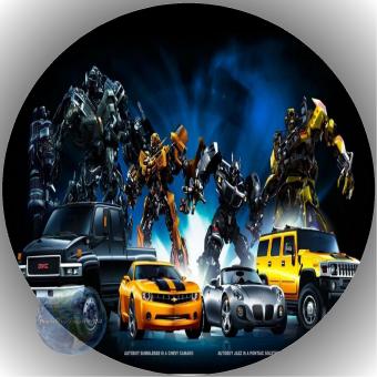 Tortenaufleger Fondant Transformers 6 