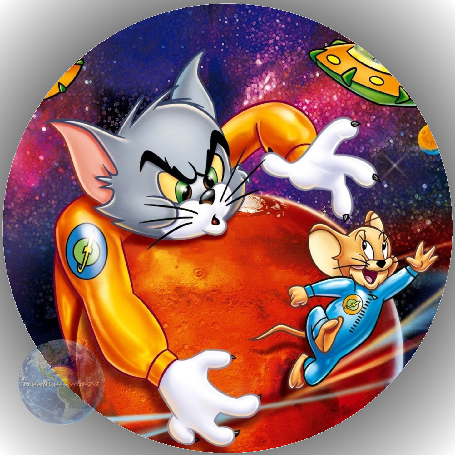 Fondant Tortenaufleger Tortenbild Tom und Jerry N4 